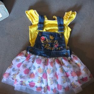 Baby girl overall dress